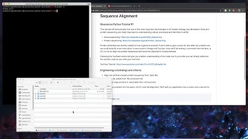 Bioscience Python Tutorial 1 Part 1 (Sequence Alignment CLI)