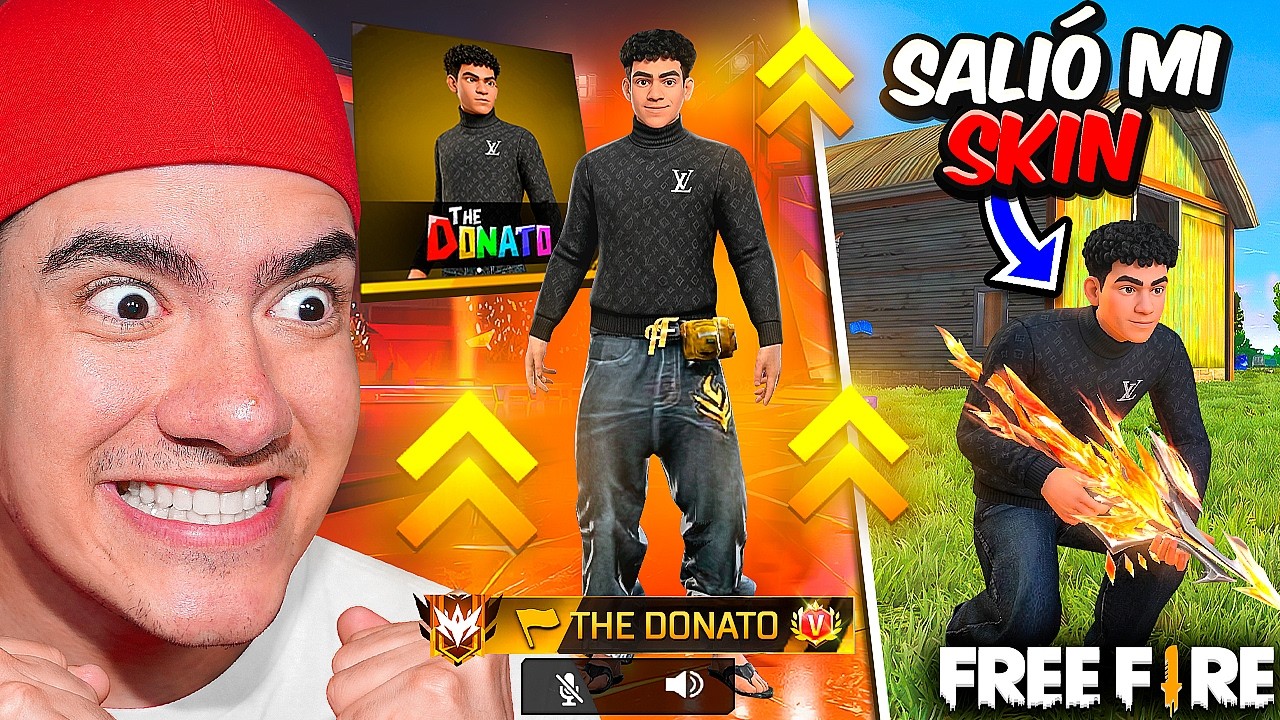 JUGUE FREE FIRE DURANTE 1 HORA PARA CONSEGUIR MI VOZ EN EL JUEGO !! - TheDonato