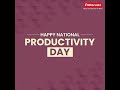 Celebrate National Productivity Day with Racold