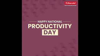 Celebrate National Productivity Day with Racold