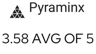 3.58 Avg Pyraminx with LBL | ไข่คิว666