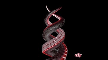 3D TENTACLES 🐙 #c4d #cinema4d #modelado3d