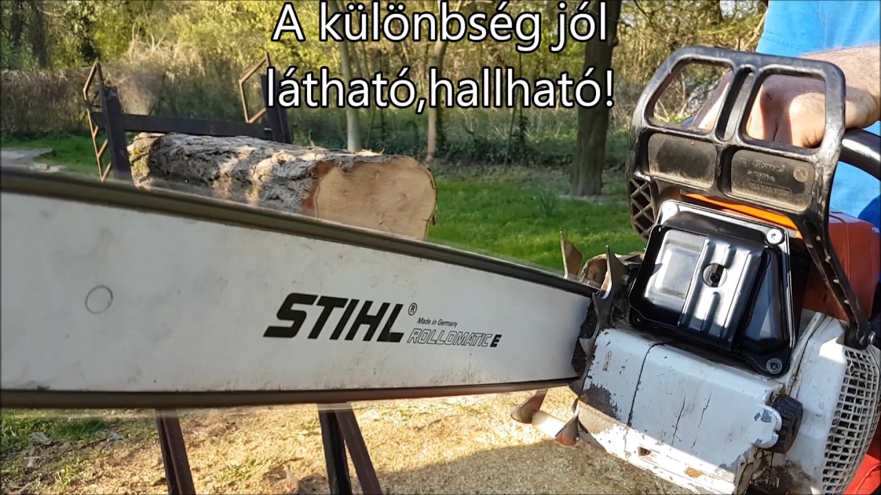 Stihl Ms 660 DMT Big bore hengerszett és moddolt kipufogó YouTube