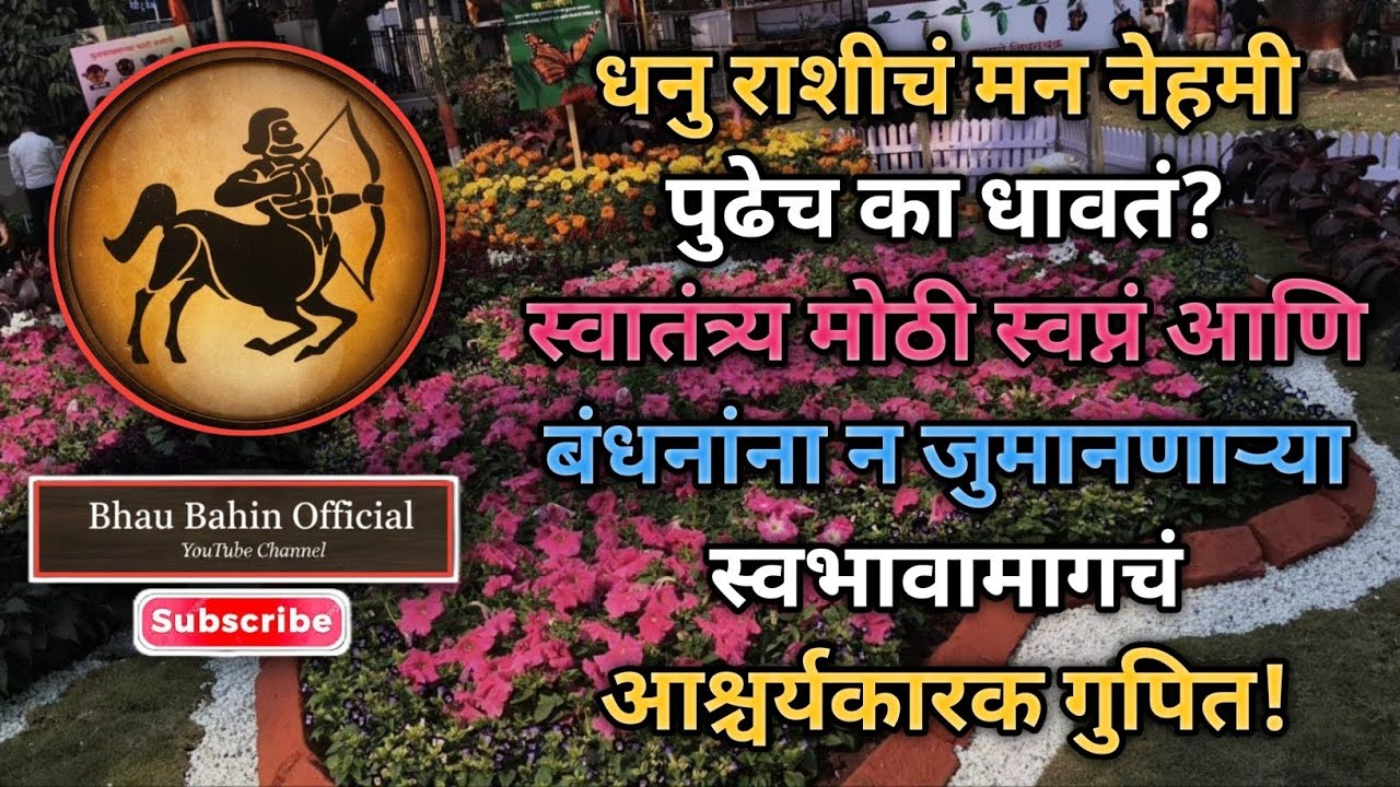 🔮धनु राशी तुमचं मन नेहमी पुढे का धावतं? स्वातंत्र्याचं गुपित काय? ज्योतिष सांगते सत्य!