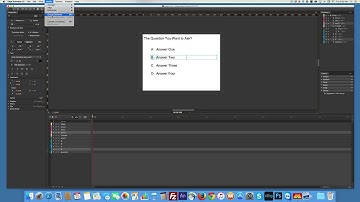 Adobe Edge Animate Simple Quiz with Scoring