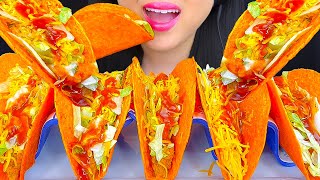 ASMR CRUNCHY DORITOS LOCOS TACO #asmr #food #mukbang #eating