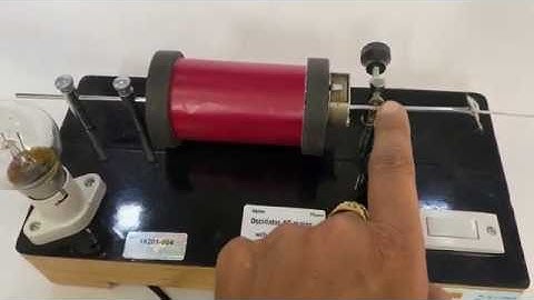 video study of frequency ac mains by vibrator oscillator bulb pulley pan weights abron01@gmail.com