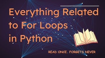 #9 Python Tutorial - For Loops in Python