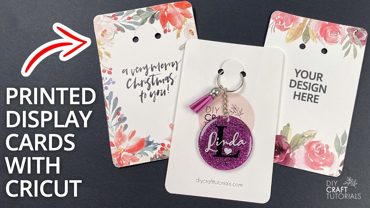 How to Make a Keyring Display Card with Cricut 