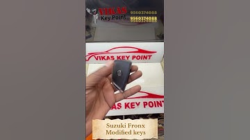 Suzuki fronx convert to modified flip key vikas key point in Delhi #car #keys #flip #video