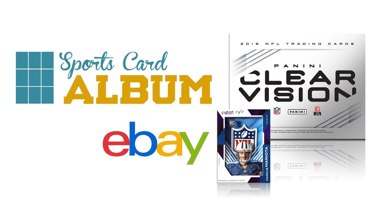 2015 Panini Clear Vision Photo Gallery and eBay Sales Breakdown - YouTube