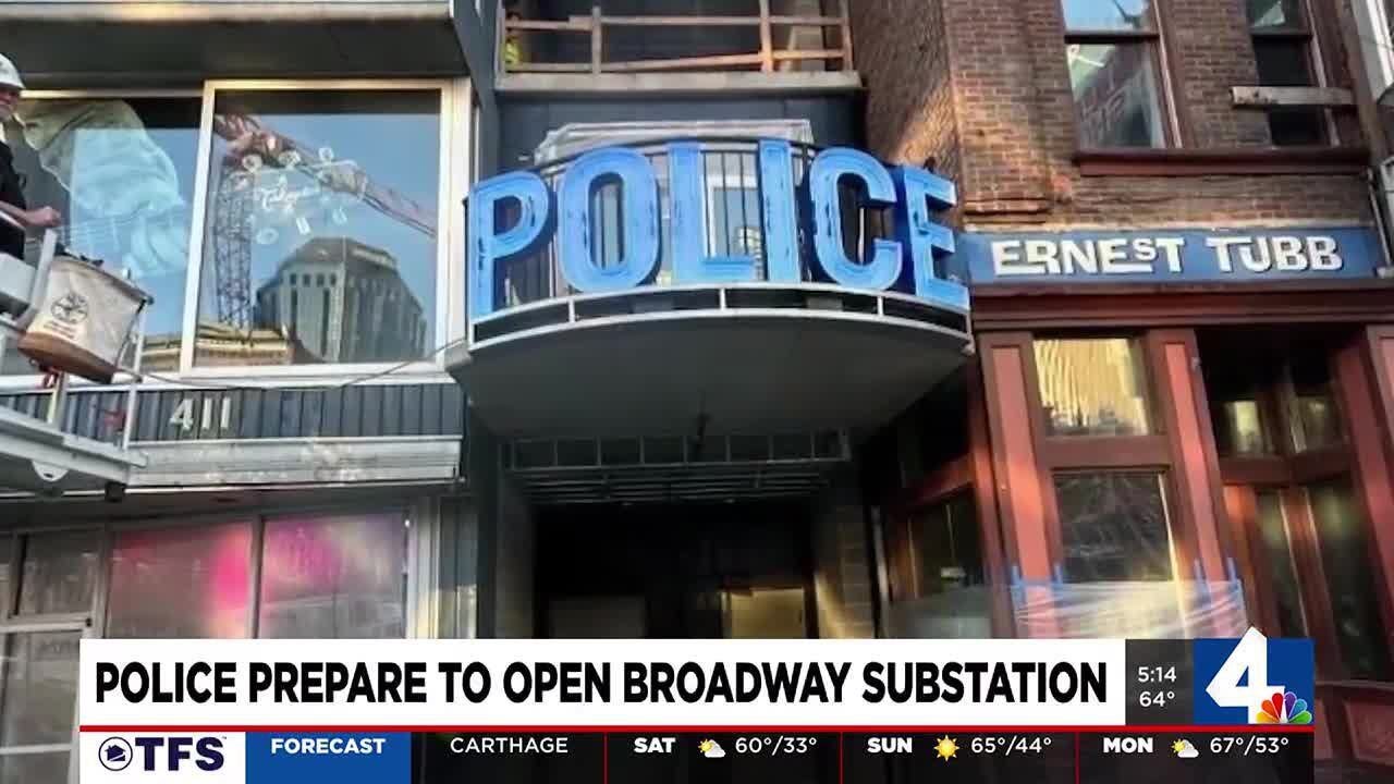 Police prepare to open Broadway substation YouTube