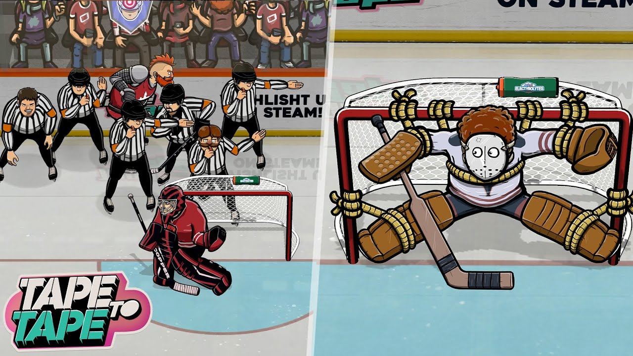 Хоккеисты против судей?! *Кадр к кадру №1*