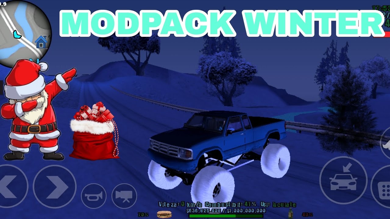 [SA-MP ANDROID] MODPACK WINTER - MEDIUM PHONE by IuliTiger !?