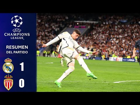 GOL DE VALVERDE EN LOS 4TOS DE FINAL HACIA AL MONACO EN LA IDA R.MADRID 1/0 MONACO #championsleague