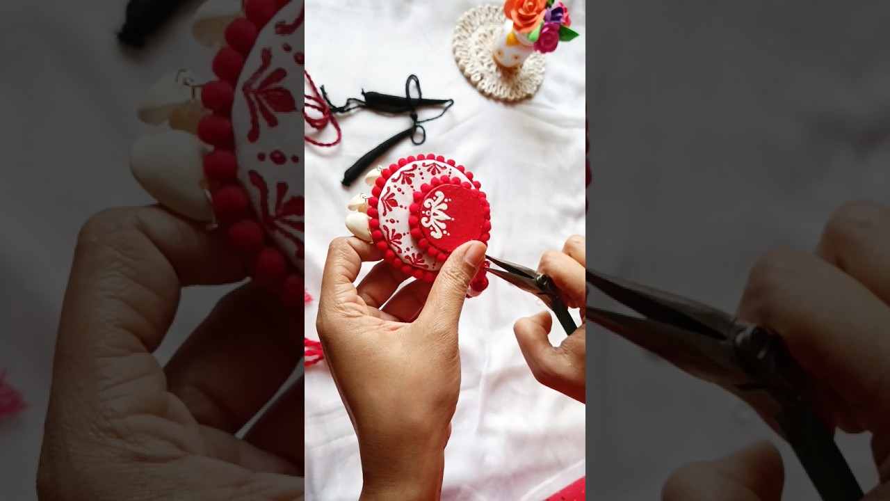 Handmade jewellery tutorial || Handmade jewellery making at home #sorts #jewellerydesign