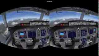 FSX Oculus Rift - Full Stereo Rendering Test