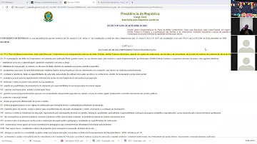 Qual o objetivo do decreto federal criado em 2007?