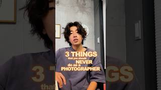 Top 3 things you should NEVER do in Photography!