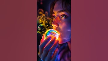 Biting This Marble Unlocked Magic?! 🪩✨ | AI Surreal Visual #aishorts #youtubeshorts #shorts  #ai