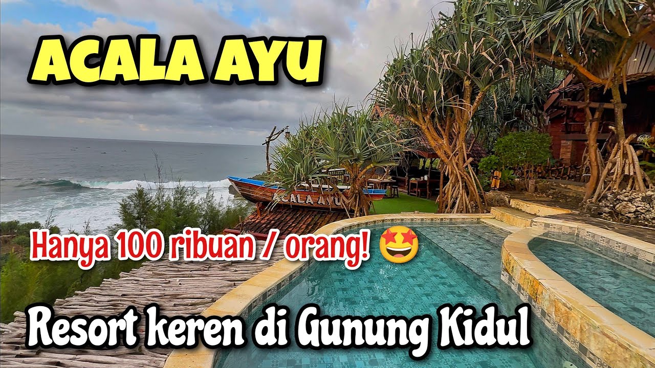 RESORT KEREN MURAH FASILITAS LENGKAP DI GUNUNG KIDUL - VIEW LANGSUNG KE SAMUDRA HINDIA! 😍