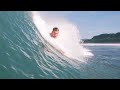 Bodysurfing glassy waves