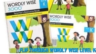 Flip Through Wordly WISE LEVEL K - YouTube