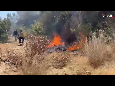 حريق جديد في جبل فورو بريف حماة: مشاهد حصرية