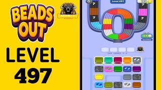 Beads Out Level 497 Solution and Walkthrough for Gameplay 