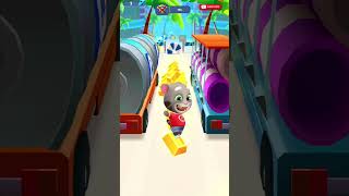 Talking Tom Gold Run fast Runing #shortsfeed