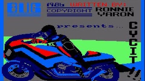 Cycit - Amstrad CPC - Short gameplay