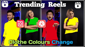 cloth colour change video editing kinemaster |❣️ instagram trending reels video editing tutorial