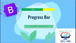 Progress-Bar In Bootstrap || EXCELLENT CODE WITH AJ