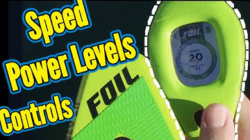 Adjusting the FOIL eFoil Power Levels | GetFOIL Remote Speed Controls