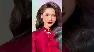 Cô Dâu Gia Tiên Trong Tà Áo Dài Đỏ