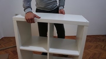 How to Assemble Ikea Kallax 4 Cubes Shelf