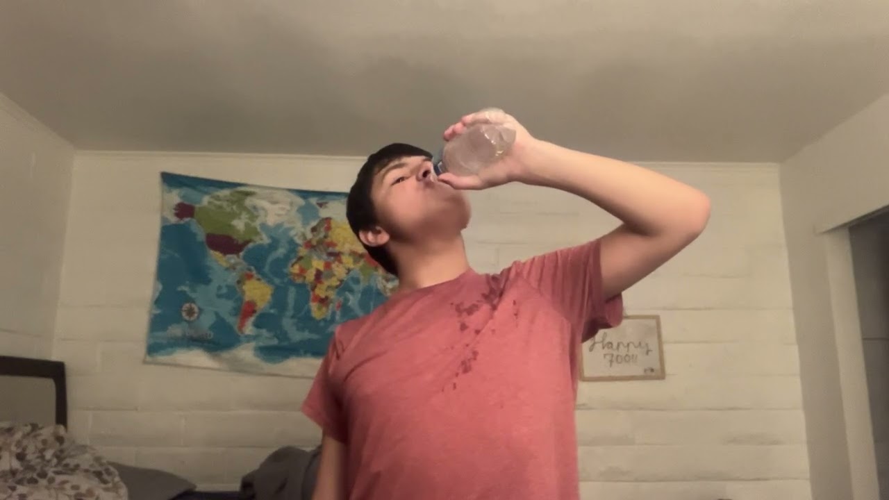 April Rulenz Drinks Water #706