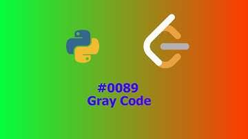 No Sound Leetcode 89: Gray Code