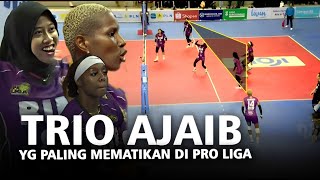 '3 Monster Spike dalam satu Kandang' Ngerinya Kecepatan Serangan Trio Mega, Williams & Kenia di BIN