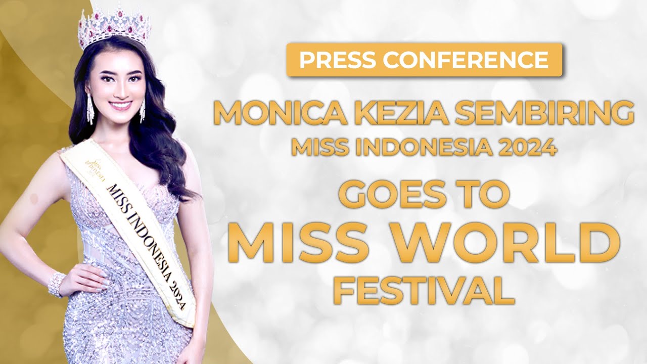 Press Conference Miss Indonesia Goes to Miss World 2025