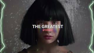 Sia - The greatest ( Audio edit ) [ THANK YOU SO MUCH FOR 4K SUBS ! ]