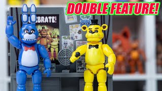 Golden Freddy and  Bonnie FNAF World of Figures from Jazwares