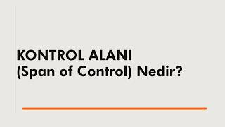 Kontrol Alanı Span Of Control Nedir? Etkin Yöneticiliğin Temel Taşı