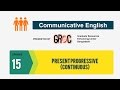 Grec communicative english  episode 15   present progressive continuous