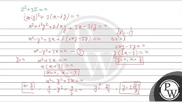 Let \(n\) denote the number of solutions of the equation \(z^2+3 \bar{z}=0\), where \(z\) is a c....