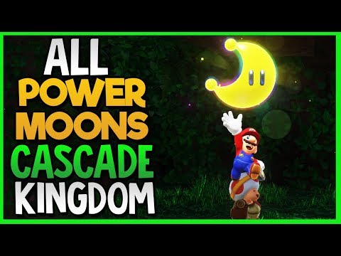Видео: Super Mario Odyssey Cascade Kingdom Power Moons - где найти луны Cascade Kingdom