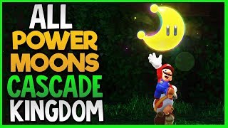 All Power Moon Locations in Cascade Kingdom in Super Mario Odyssey
