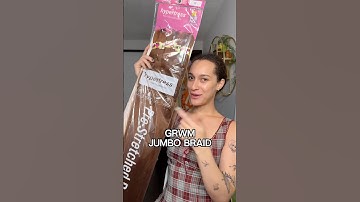 JUMBO BRAIDS ARE MY FAVOURITE!! #curlyhair #hairstyletutorial #braids