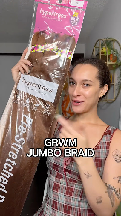 JUMBO BRAIDS ARE MY FAVOURITE!! #curlyhair #hairstyletutorial #braids