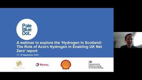 Hydrogen in Scotland Webinar 18.09.2020